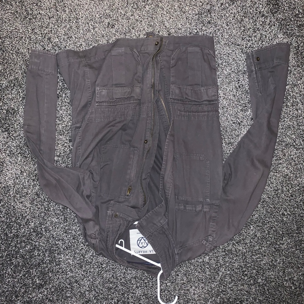 Grey utility jacket